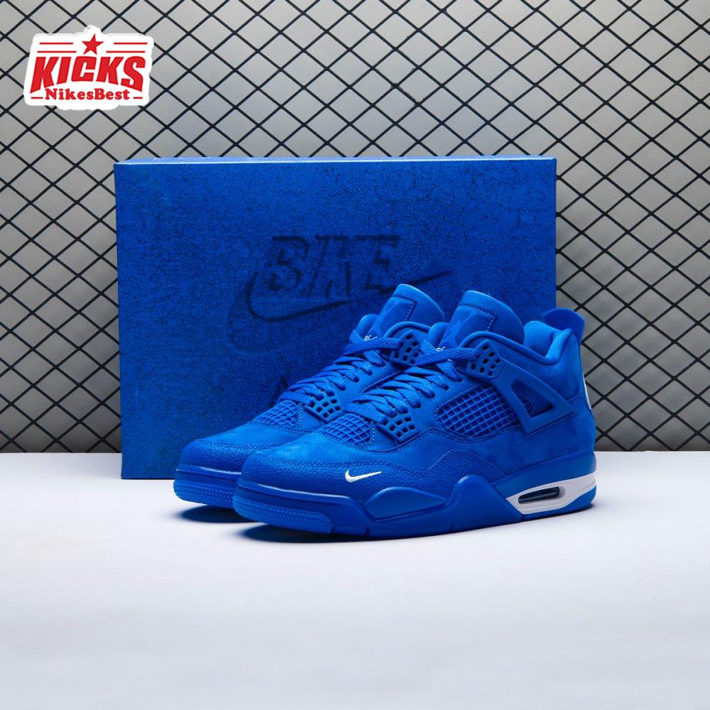 Air Jordan 4 X Nigel Sylvester Brick by Brick Blue Men's