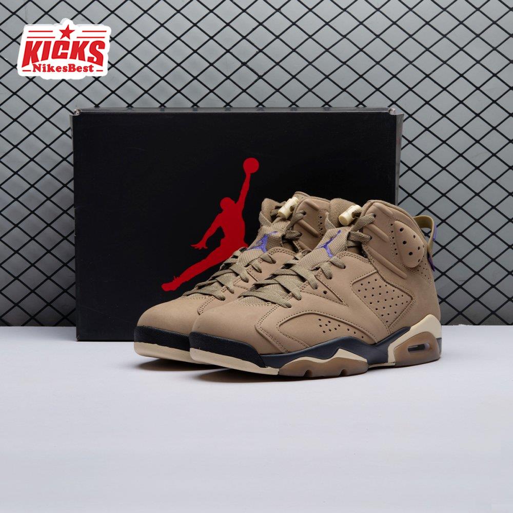 Air Jordan 6 Retro Gore-Tex Brown Kelp FD1643-300 Men's