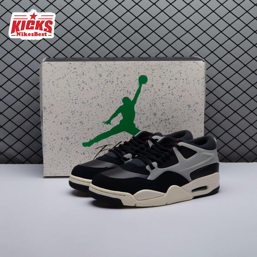 Air Jordan 4 RM Black Sail FQ7939-006 Unisex