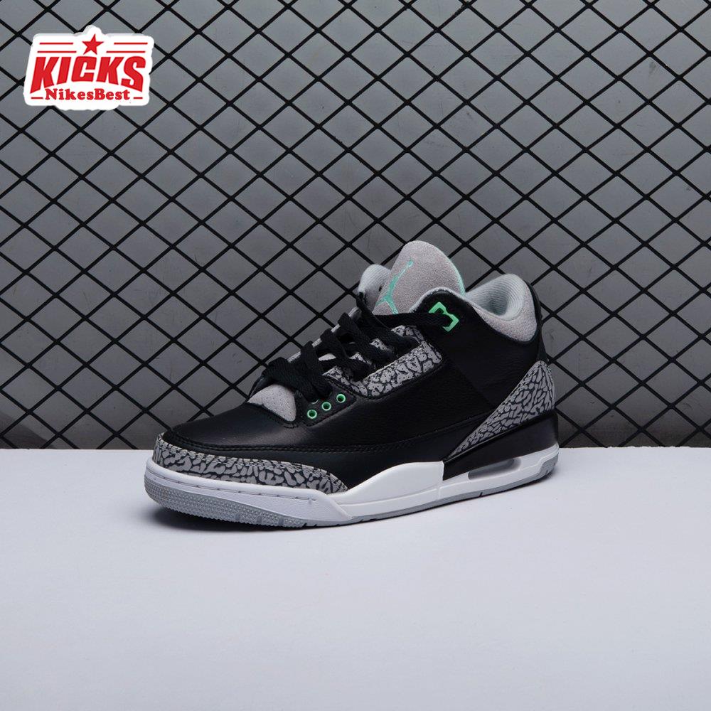 Air Jordan 3 Retro Green Glow CT8532-031 Unisex
