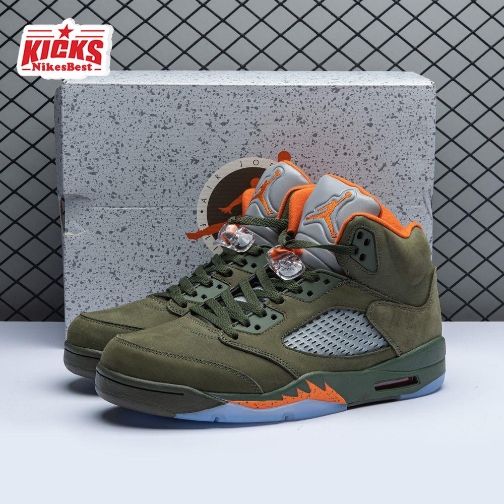 Air Jordan 5 Olive 2024 Men's