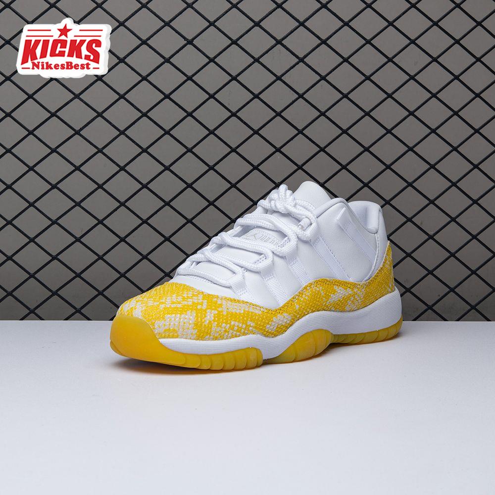 Air Jordan 11 Retro Low Tour Yellow Snakeskin AH7860-107 Men's