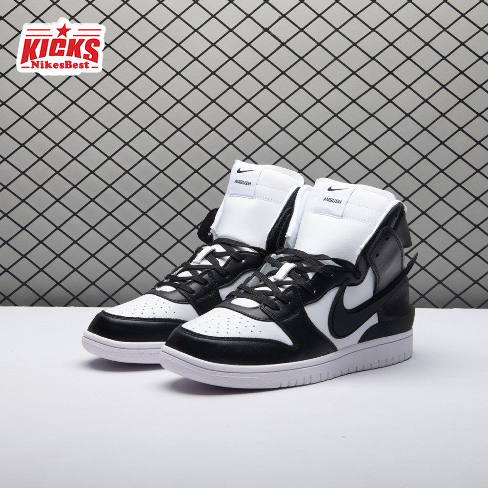 Nike Dunk High AMBUSH Black White Unisex
