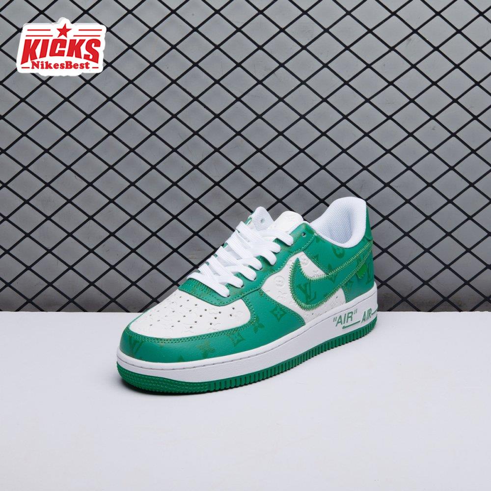 Nike Air Force 1 Low By Virgil Abloh White Green Men's