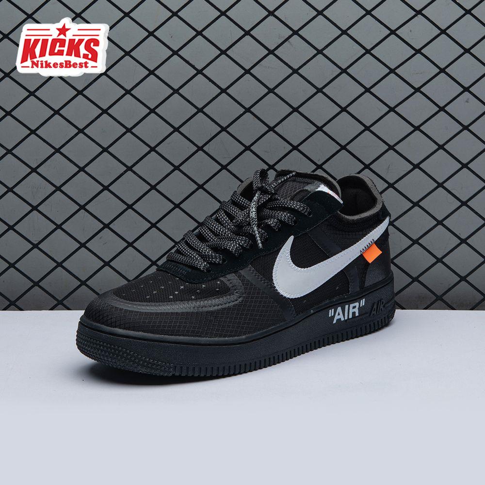 Nike Air Force 1 Low Off-White Black White AO4606 001 Unisex