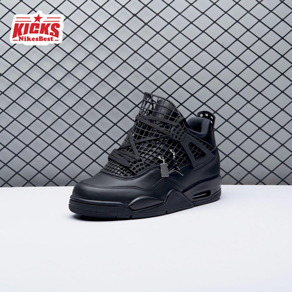 Air Jordan 4 Retro Net Black Unisex
