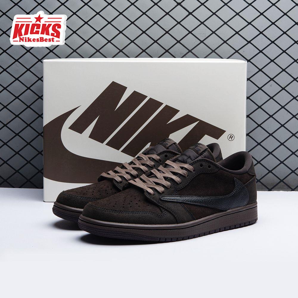 Travis Scott X Air Jordan 1 Low OG Velvet Brown DM7866-202 Unisex
