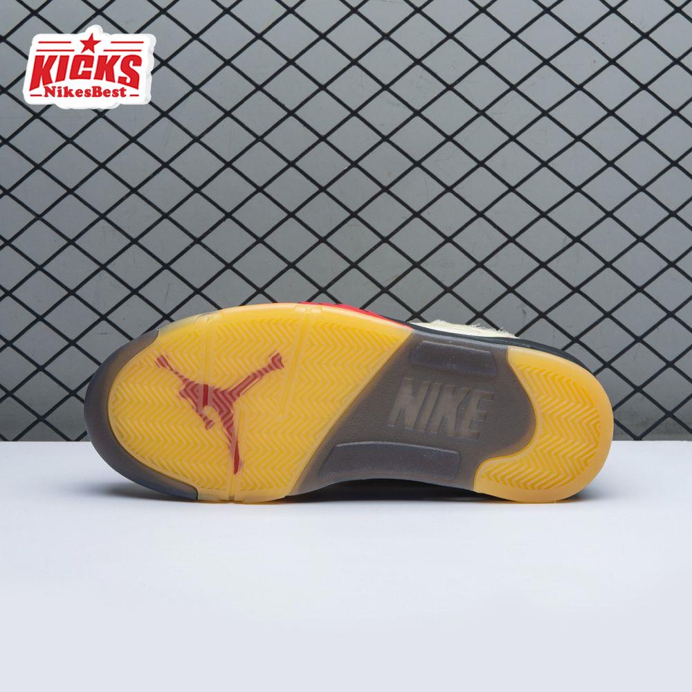 OFF-WHITE X Air Jordan 5 Sail Men's