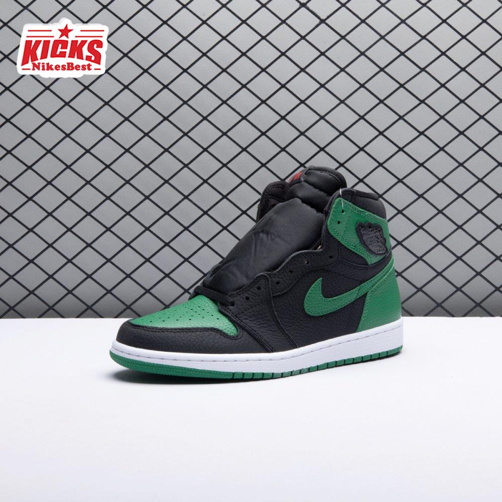 Air Jordan 1 Retro High Pine Green Black 555088-030 Men's