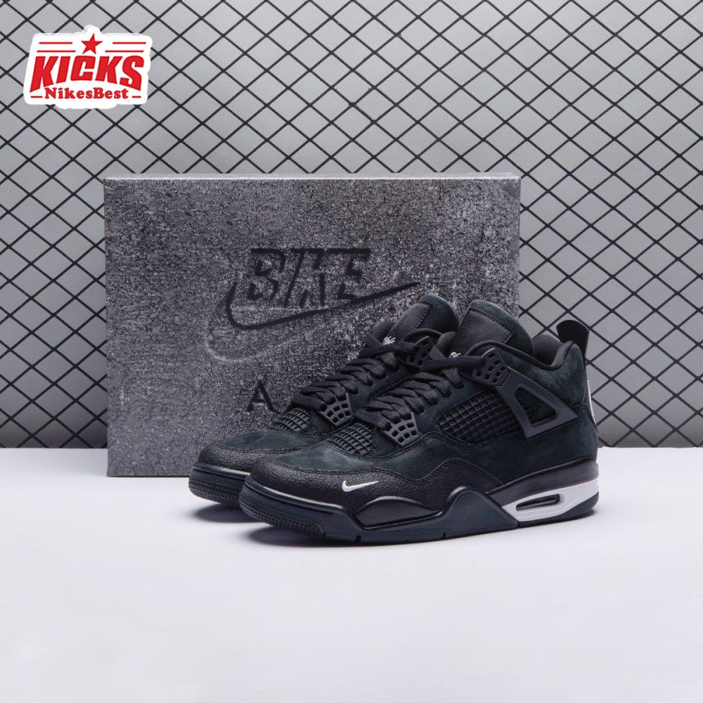 Air Jordan 4 X Nigel Sylvester Brick By Brick Black HF4340-001 Men's