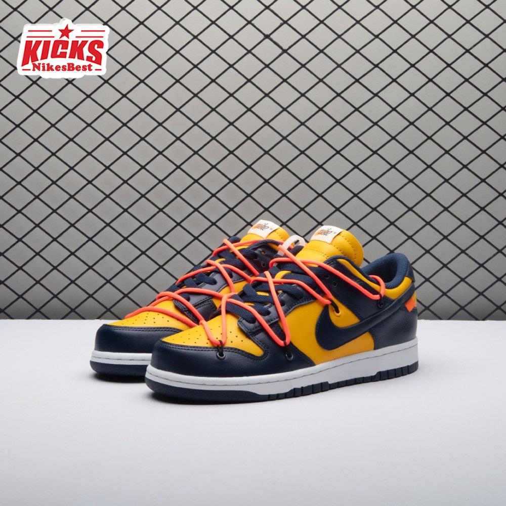 Off-White X Dunk Low University Gold Unisex