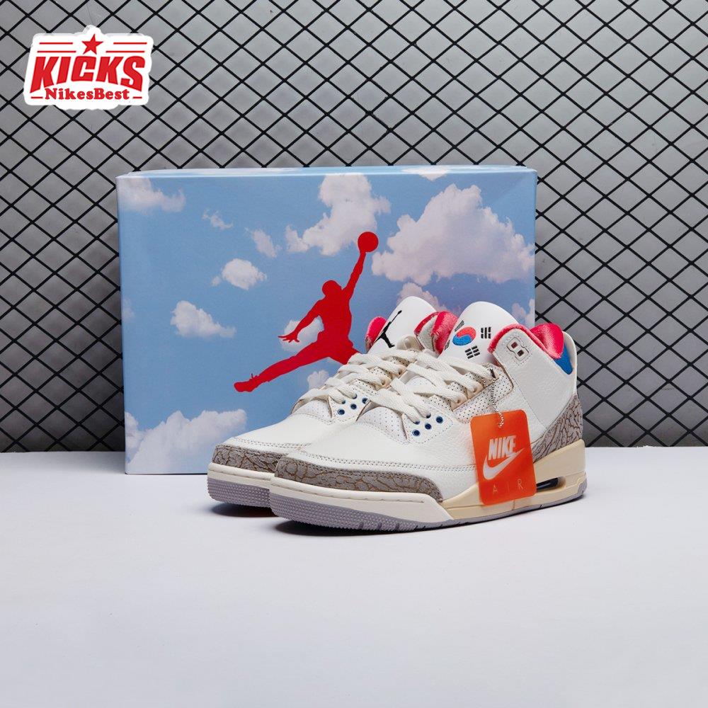 Air Jordan 3 Retro Seoul 2.0 IB1482-100 Unisex