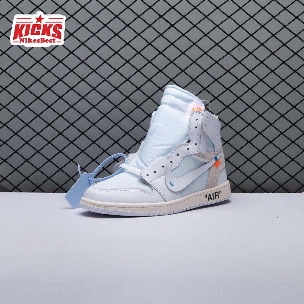 Off-White X Air Jordan 1 Retro High OG BG White 2018 Unisex