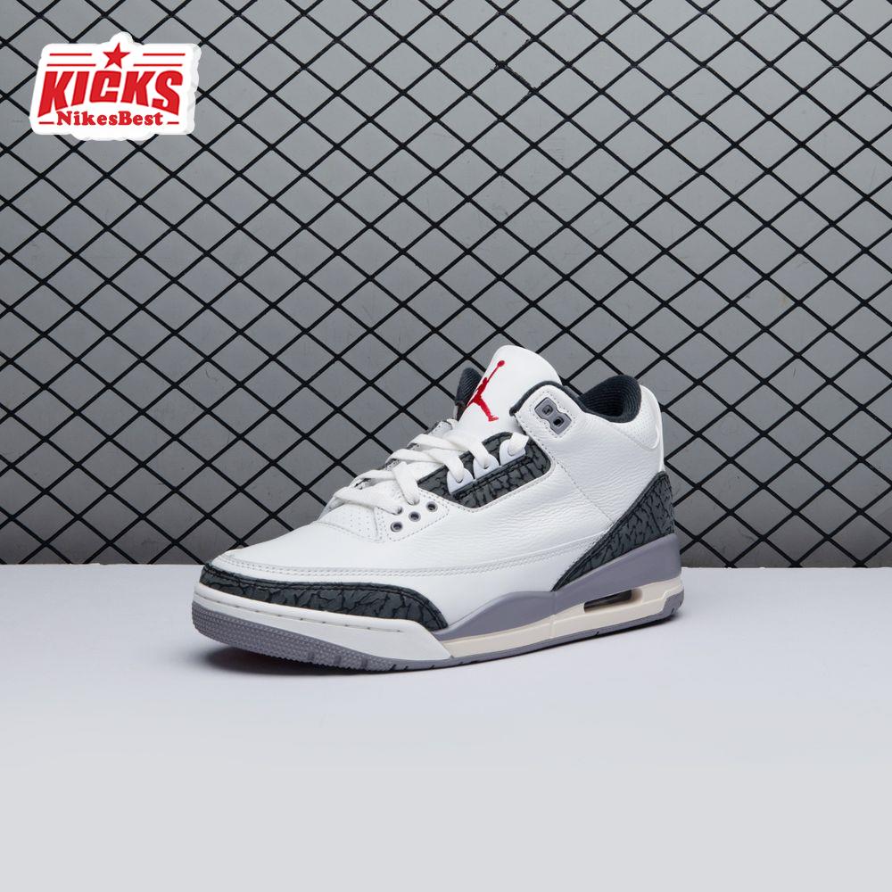 Air Jordan 3 Retro Cement Grey CT8532-106 Unisex