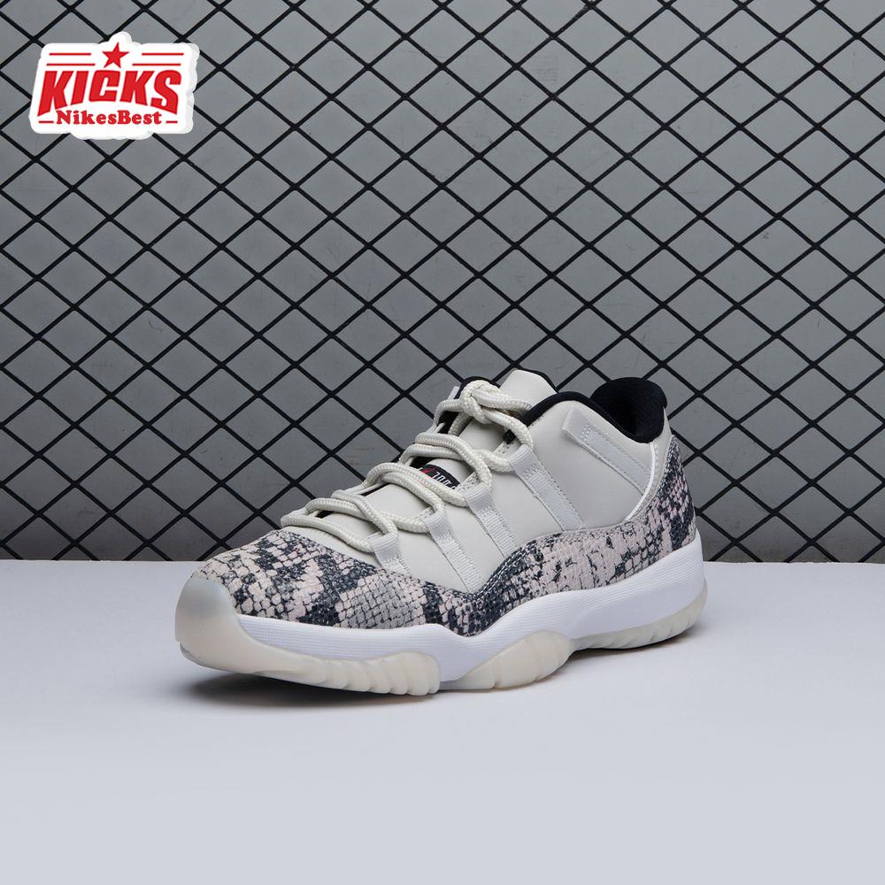 Air Jordan 11 Retro Low Snake Light Bone CD6846-002 Unisex