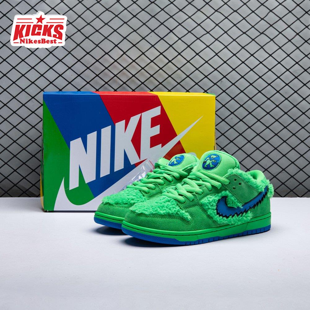 Nike SB Dunk Low Grateful Dead Bears Green CJ5378-300 Unisex
