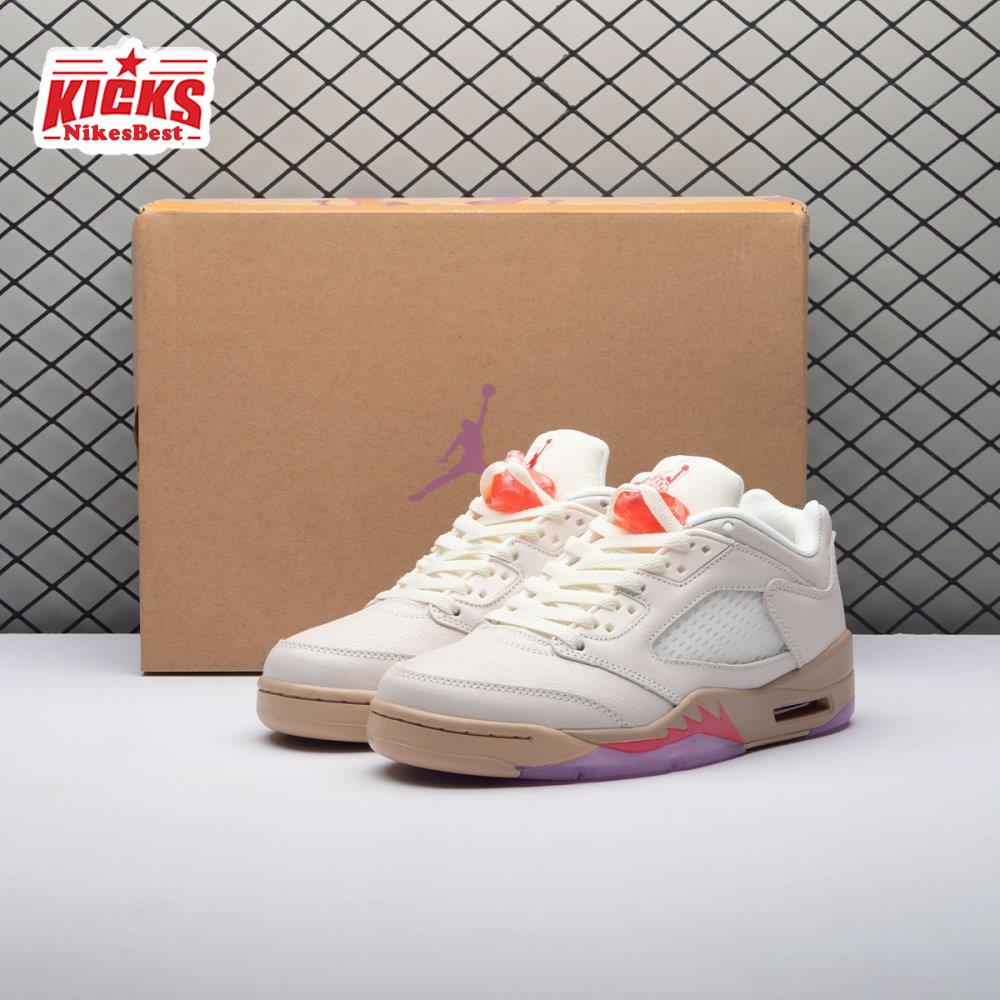 Air Jordan 5 Retro LowPeanut Butter X Jelly HJ5994-106 Unisex