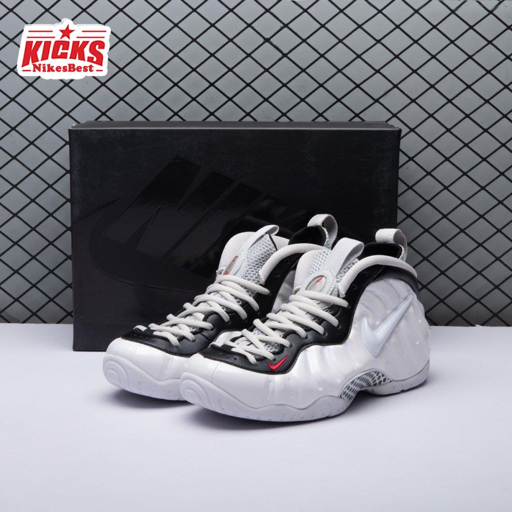 Nike Air Foamposite Pro White Black University Red 624041-103 Men's
