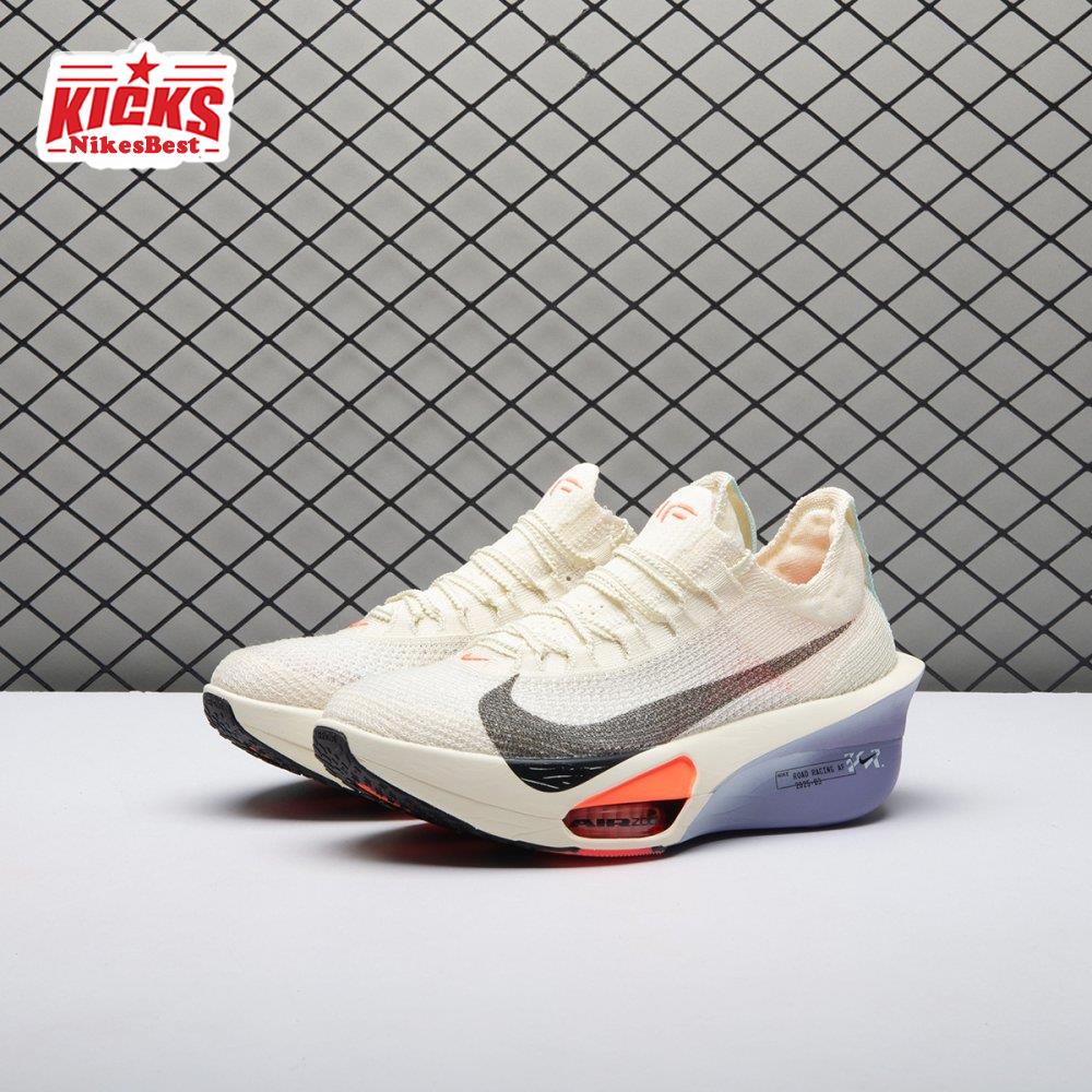 Nike Air Zoom Alphafly Next 3 Coconut Milk Dusty Amethyst Glacier Blue Off Noir FD8315-101 Unisex