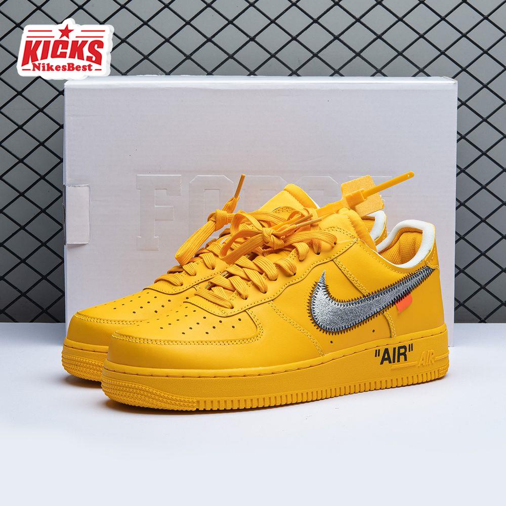Off-White X Air Force 1 Low University Gold Unisex