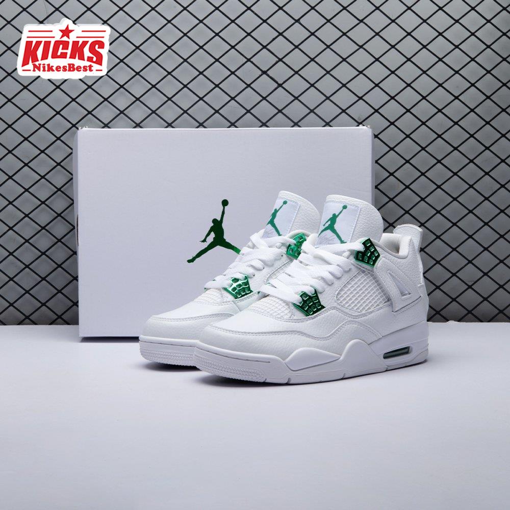 Air Jordan 4 Retro Metallic Green CT8527-113 Unisex