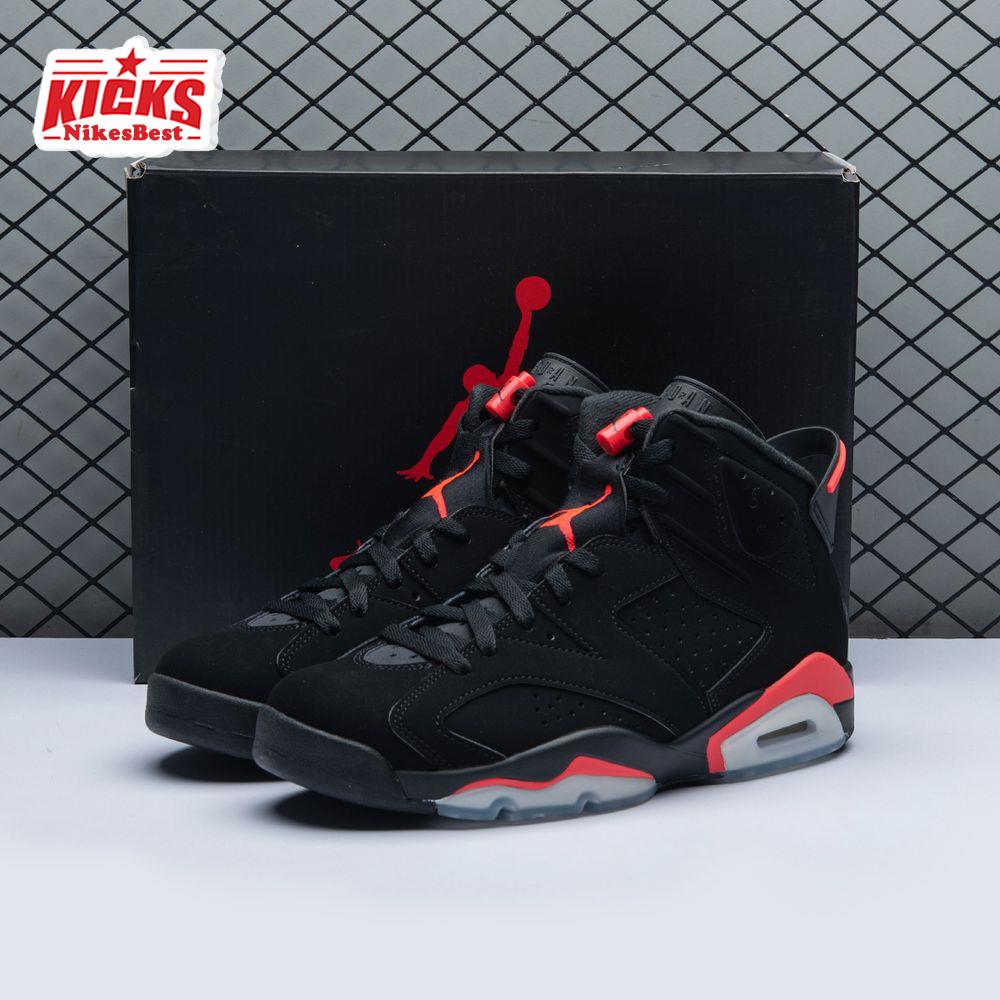 Air Jordan 6 Retro Black Infrared 384664 060 Men's