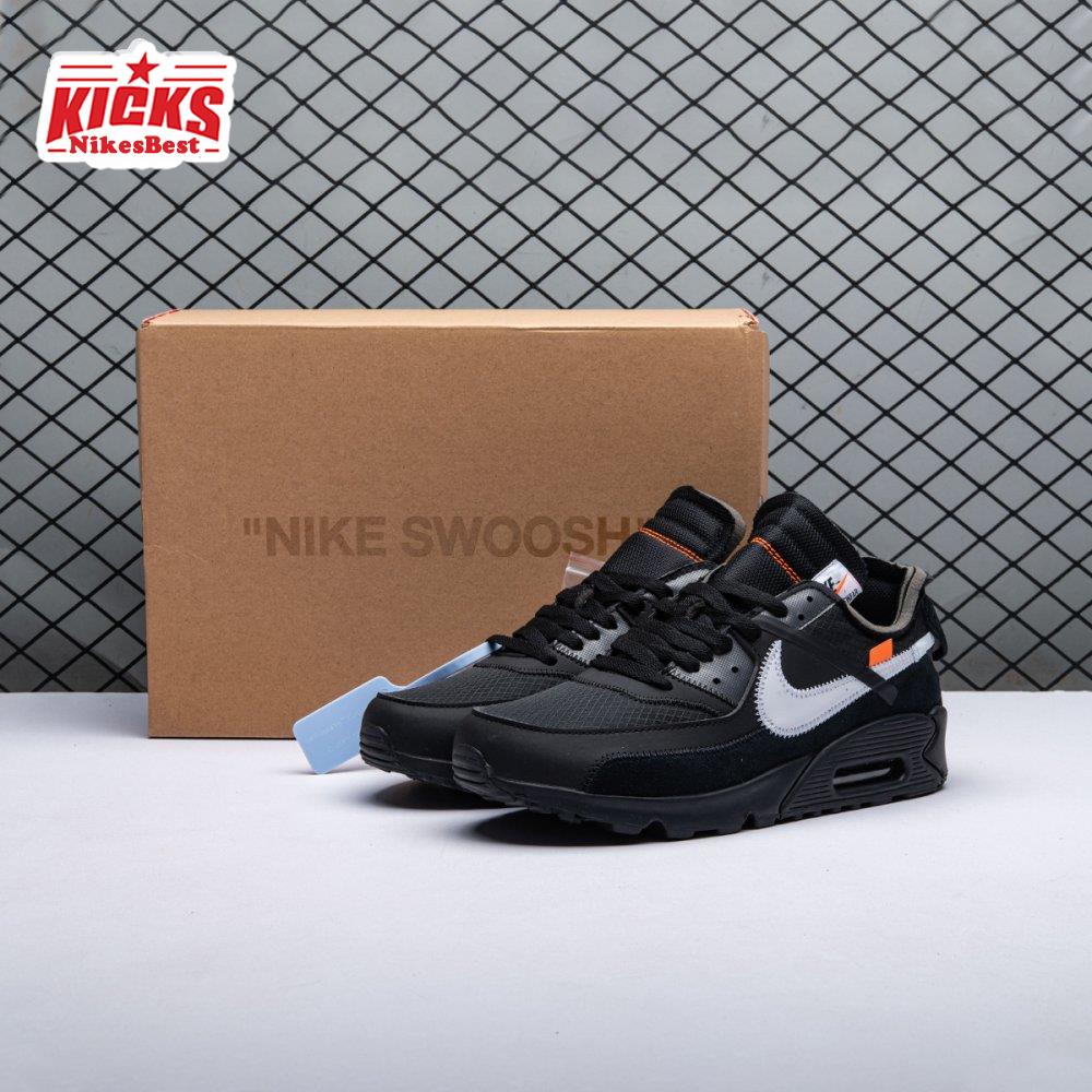 Nike OFF-WHITE X Air Max 90 White Black Men's