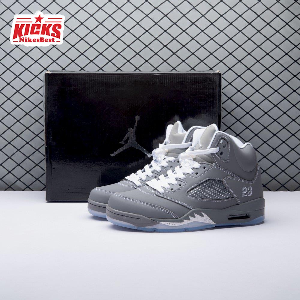 Air Jordan 5 Retro Wolf Grey 136027-005 Men's