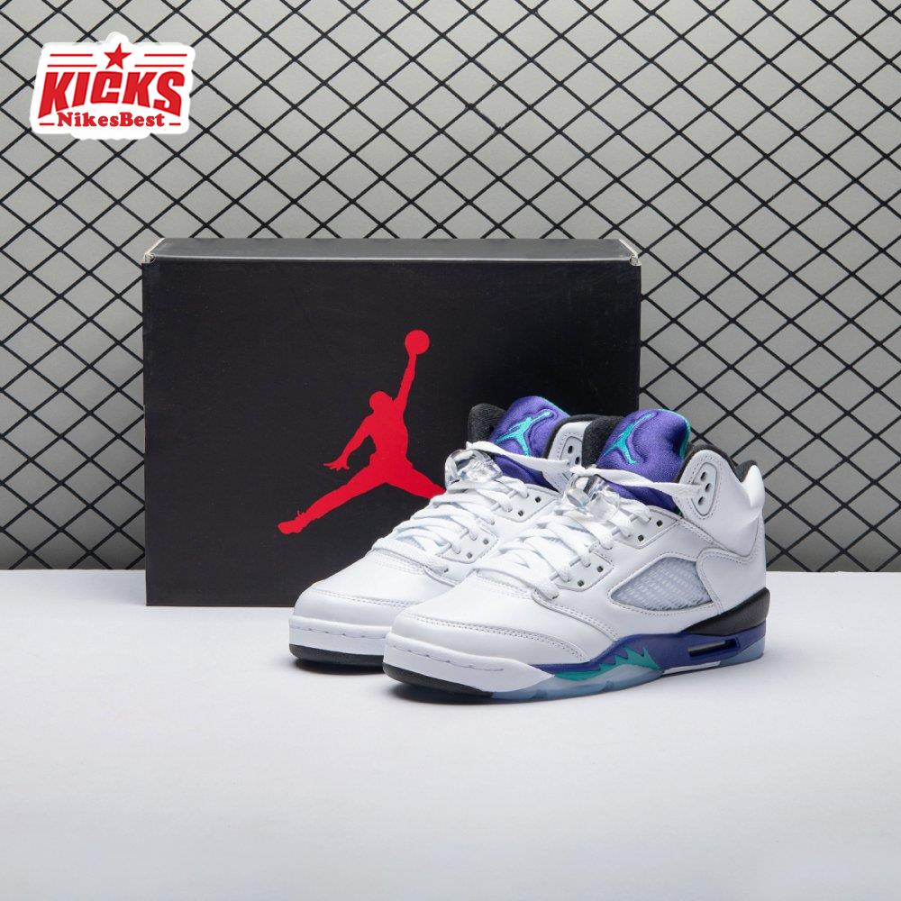 Air Jordan 5 Retro Grape 2025 HQ7980-100 WoMen's