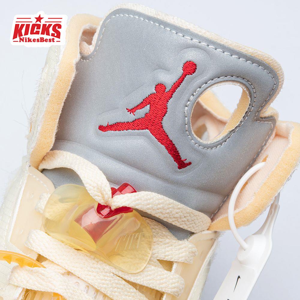 OFF-WHITE X Air Jordan 5 Sail Men's