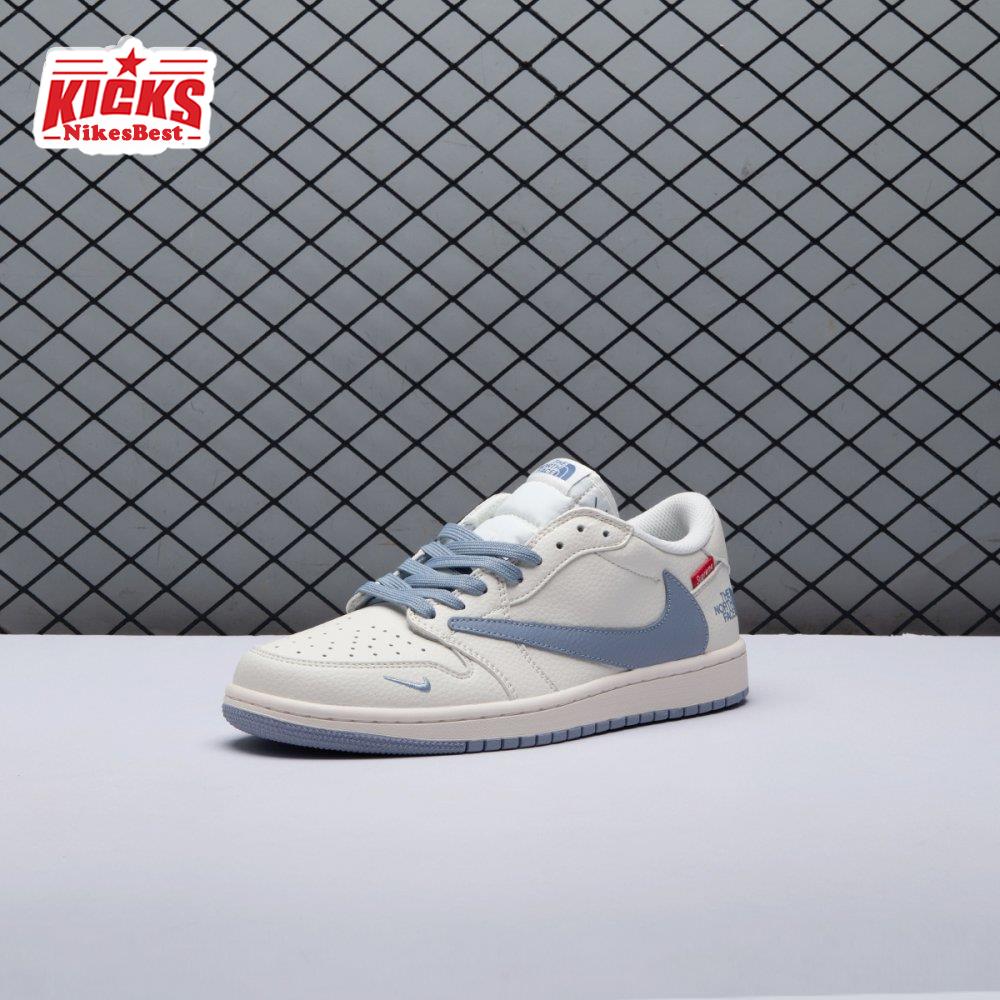 Travis Scott X Fragment Design X Air Jordan 1 Low OG SP DIY1688-007 Unisex