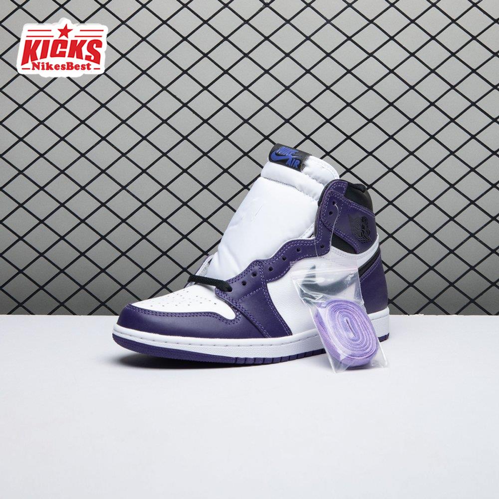 Air Jordan 1 Retro High Court Purple White Men's
