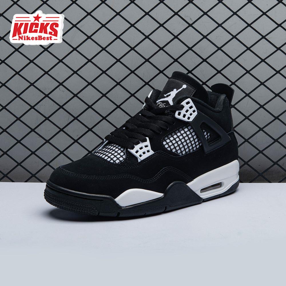 Air Jordan 4 Retro White Thunder FQ8138 001 Unisex