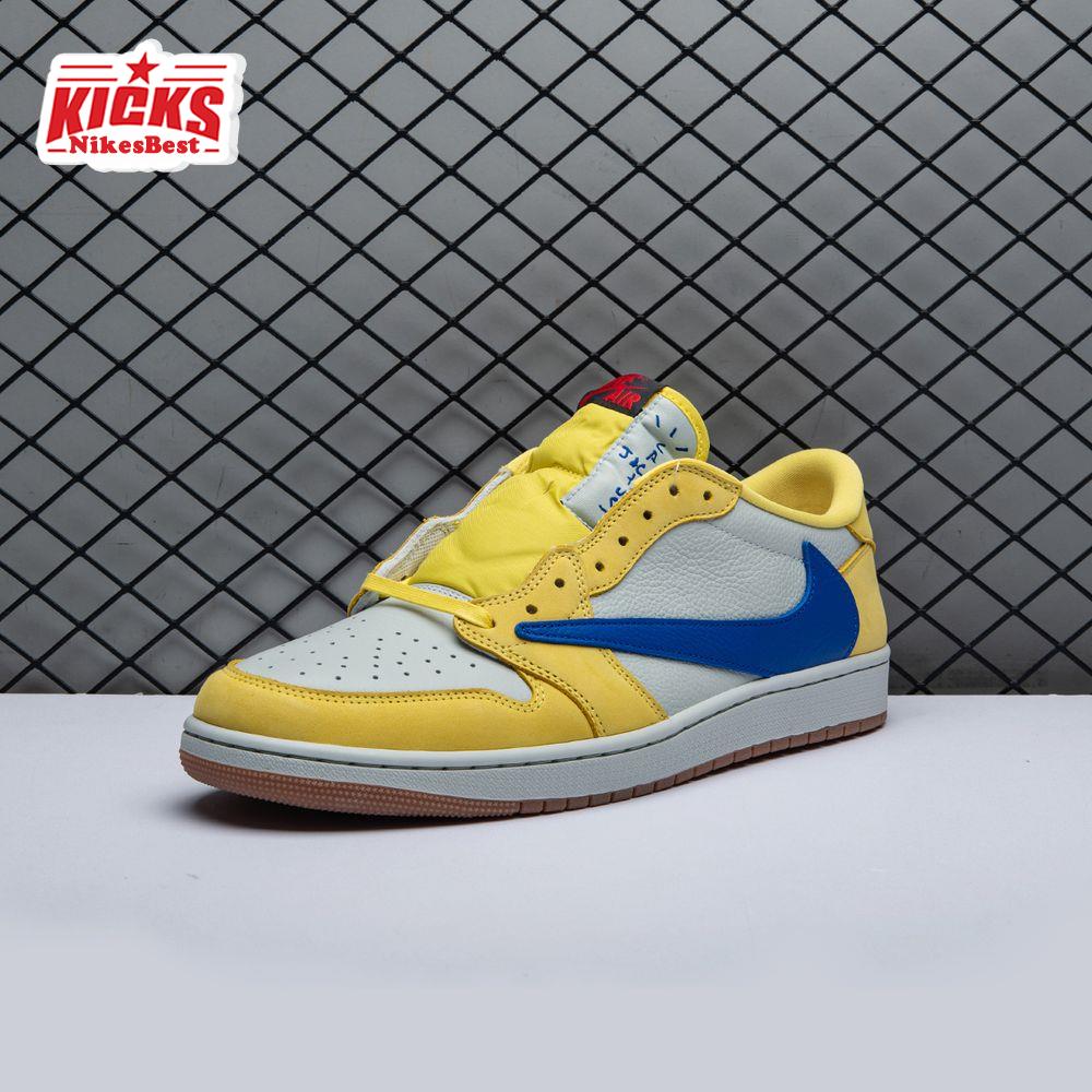 Air Jordan 1 Retro Low OG SP Travis Scott Canary DZ4137-700 Unisex