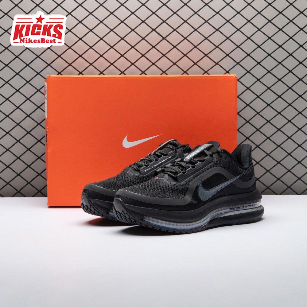 Nike Air Zoom Pegasus Premium Black Metallic Silver HQ2592-005 Men's