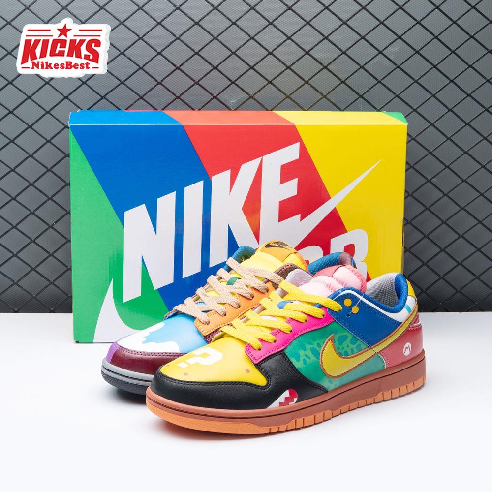 Nike Dunk Low What the Super Mario Custom Men's