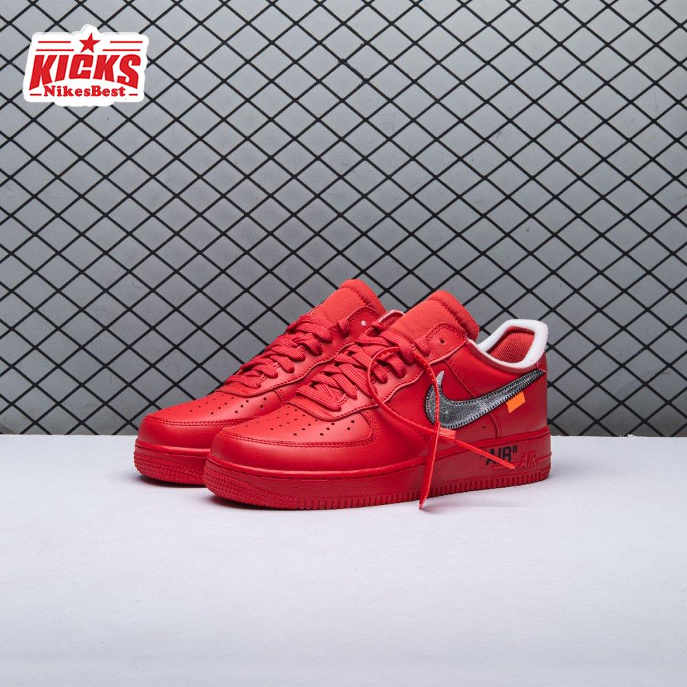 Nike Air Force 1 Low Off-White Red Unisex