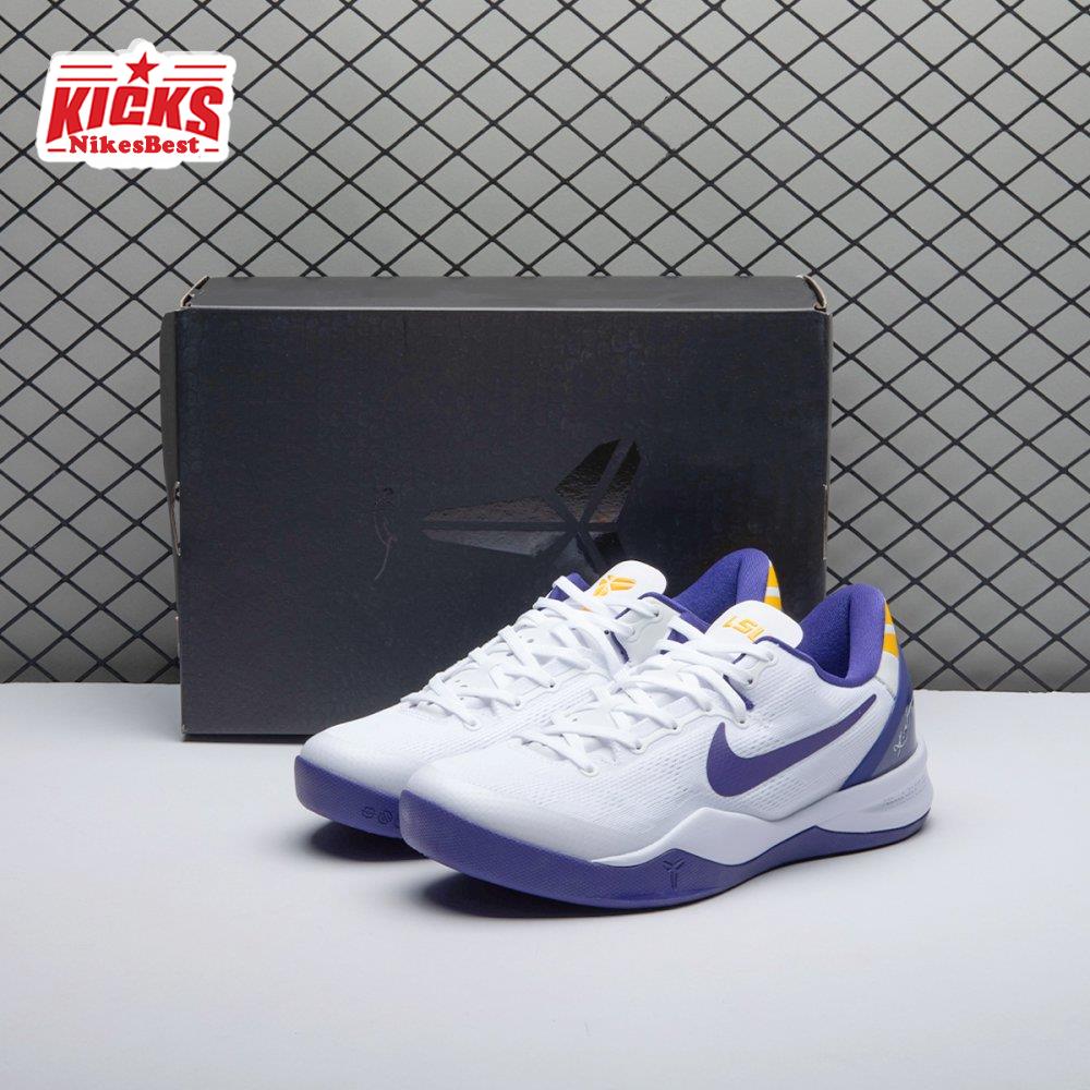 Nike Kobe 8 Protro Whit Court Purple HF7485-001 Men's