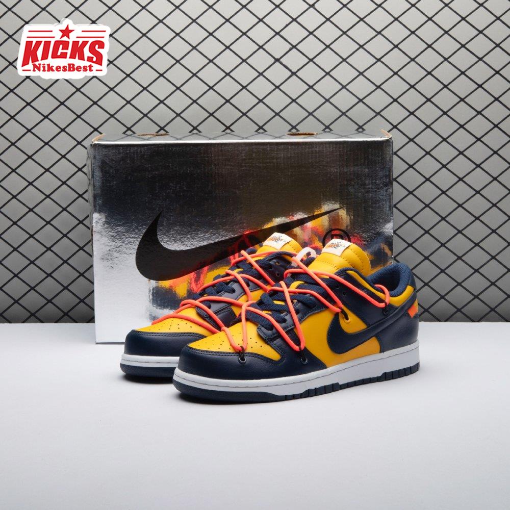 Off-White X Dunk Low University Gold Unisex