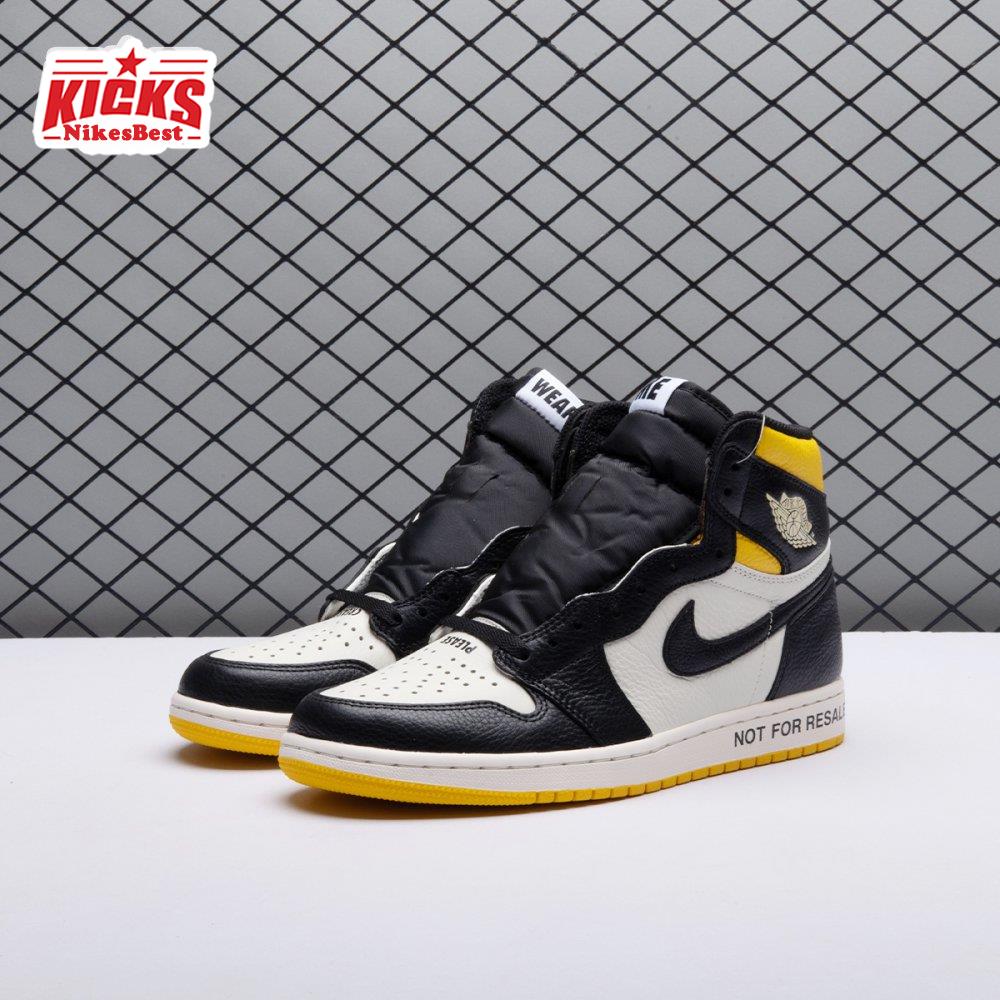 Air Jordan 1 Retro High Not for Resale Varsity Maize 861428-107 Unisex