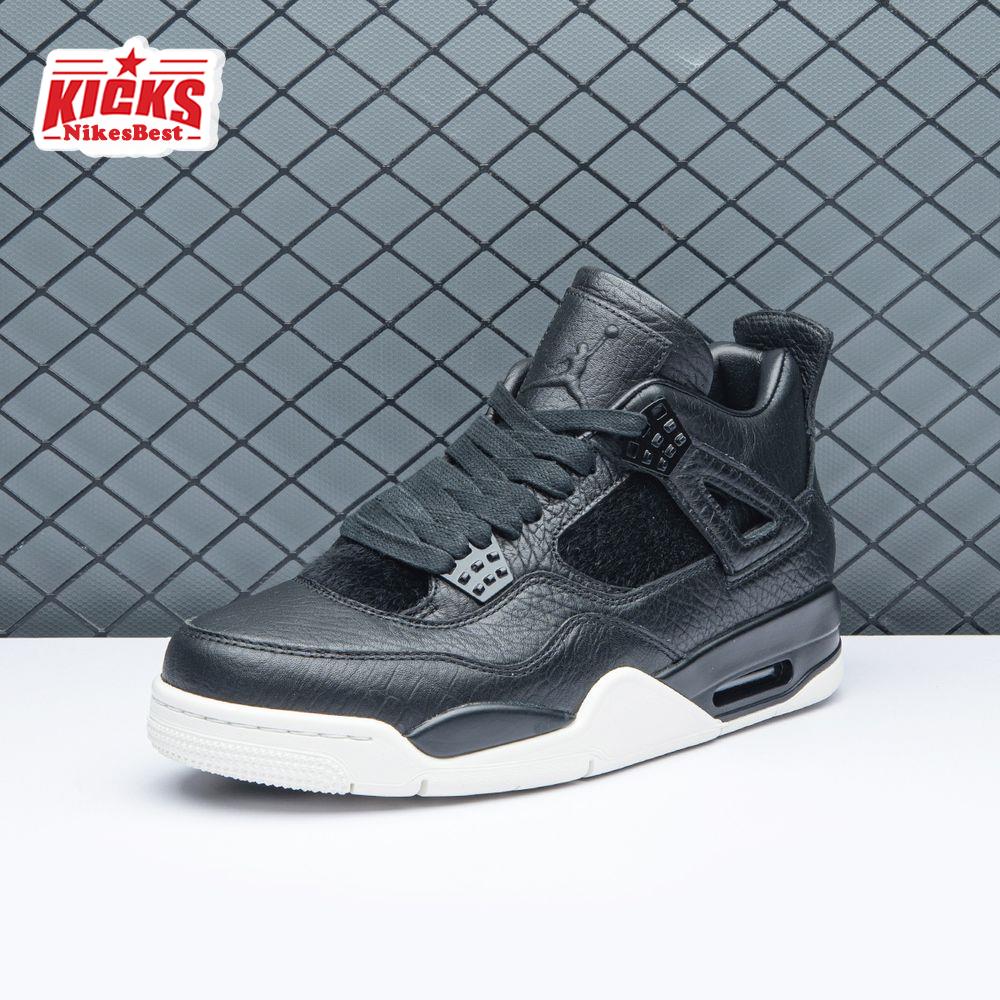 Air Jordan 4 Retro Pony Hair Black Men's