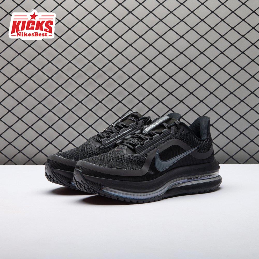 Nike Air Zoom Pegasus Premium Black Metallic Silver HQ2592-005 Men's