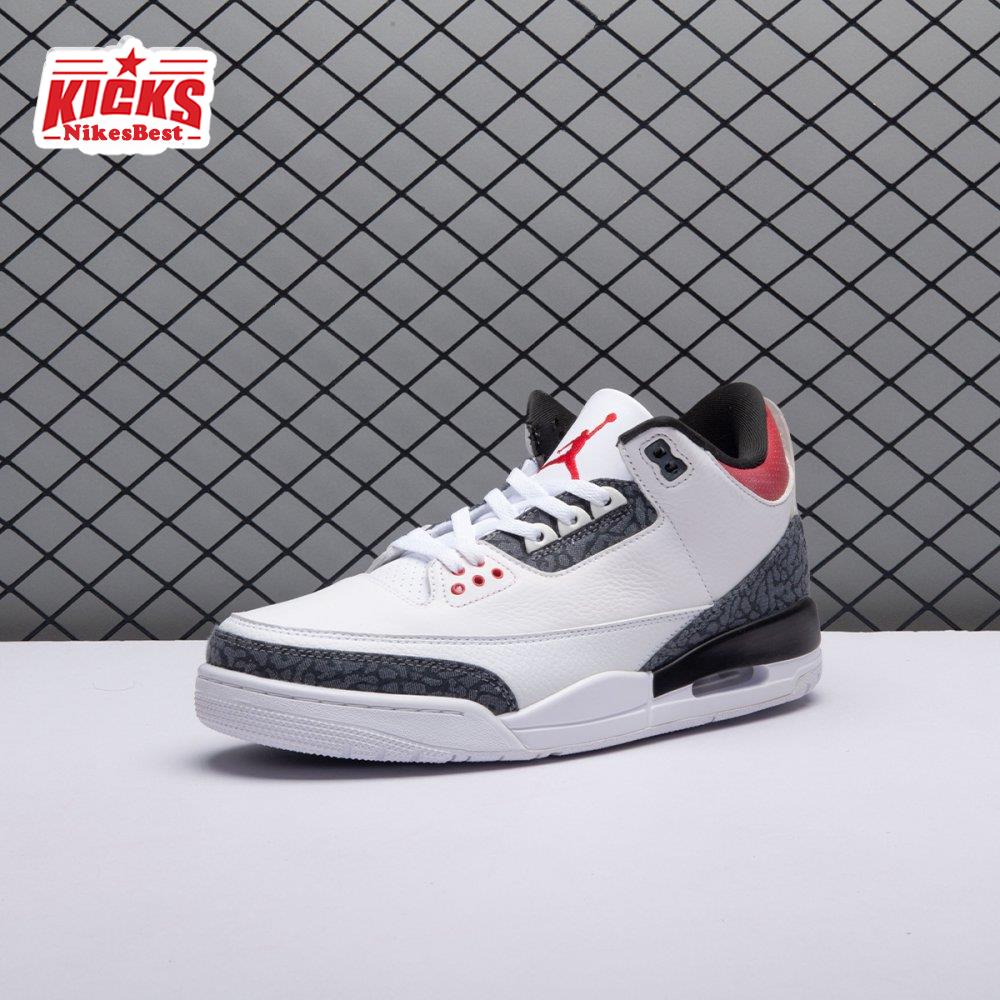 Air Jordan 3 Retro Denim SE Fire Red Men's