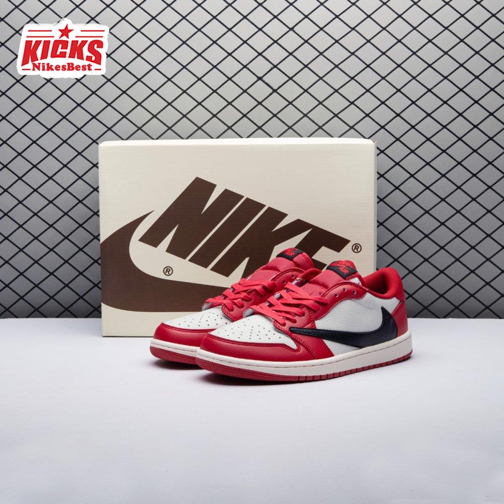 Travis Scott Air Jordan 1 Low Chicago DZ4137-700 Unisex