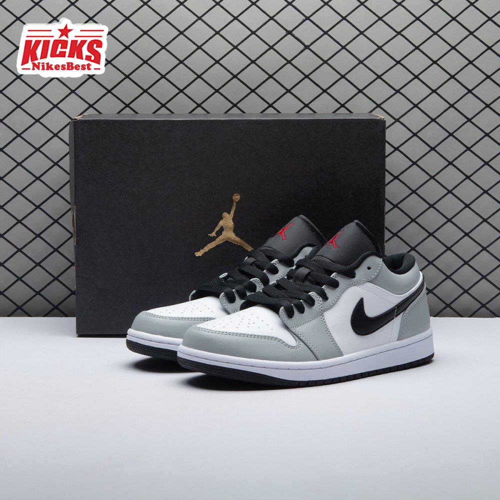 Air Jordan 1 LowLight Smoke Grey 553558-030 Unisex