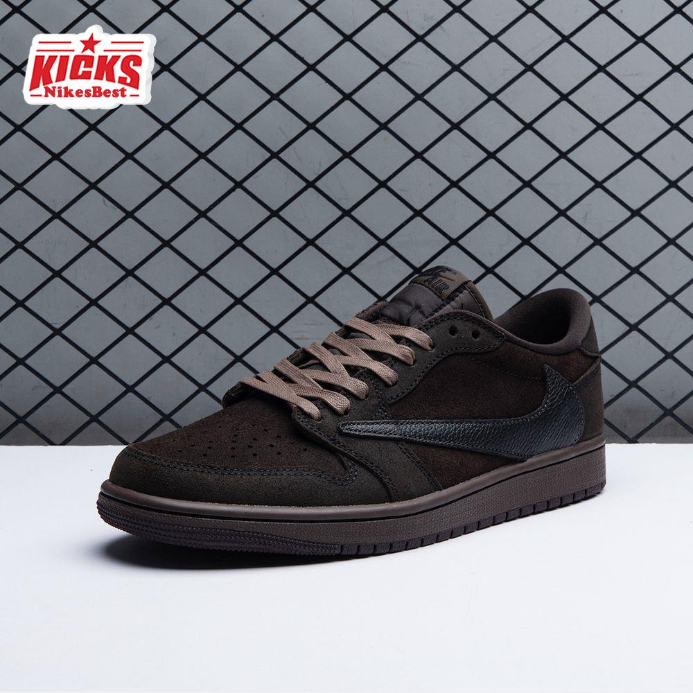 Travis Scott X Air Jordan 1 Low OG Velvet Brown DM7866-202 Unisex