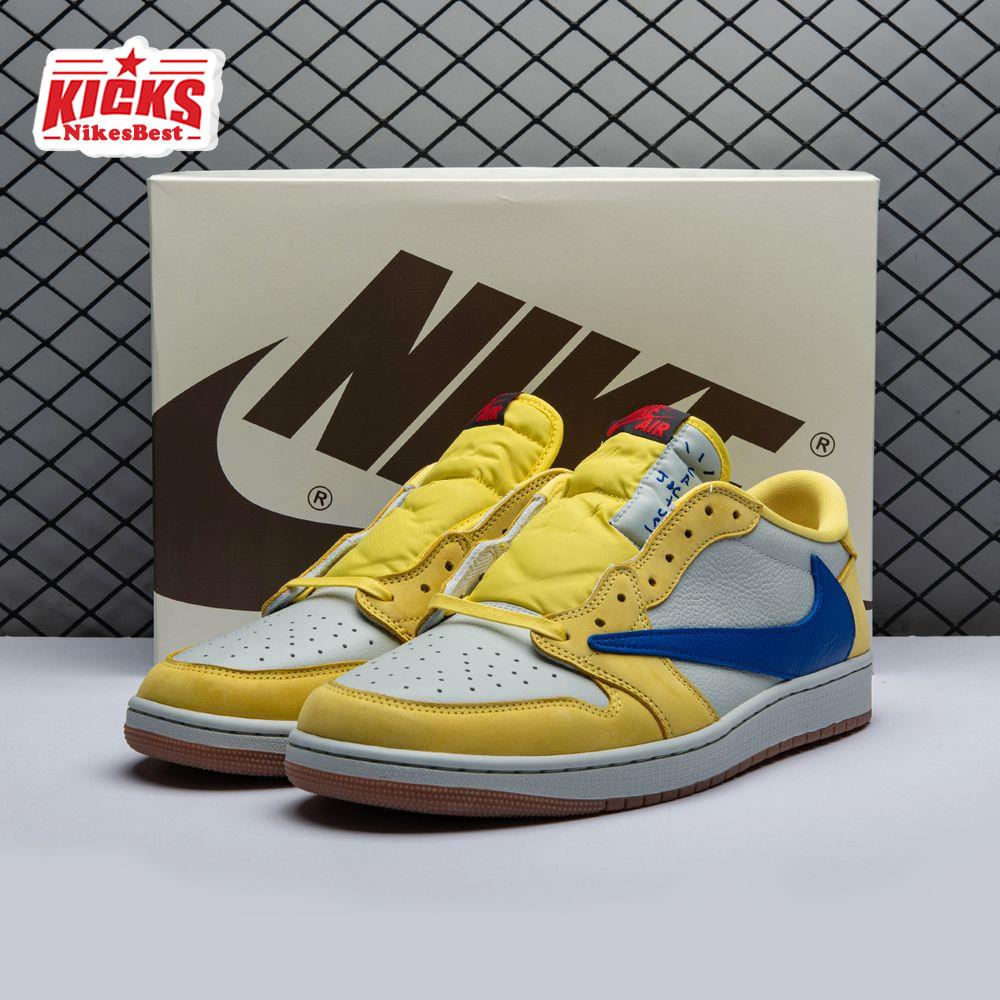 Air Jordan 1 Retro Low OG SP Travis Scott Canary DZ4137-700 Unisex