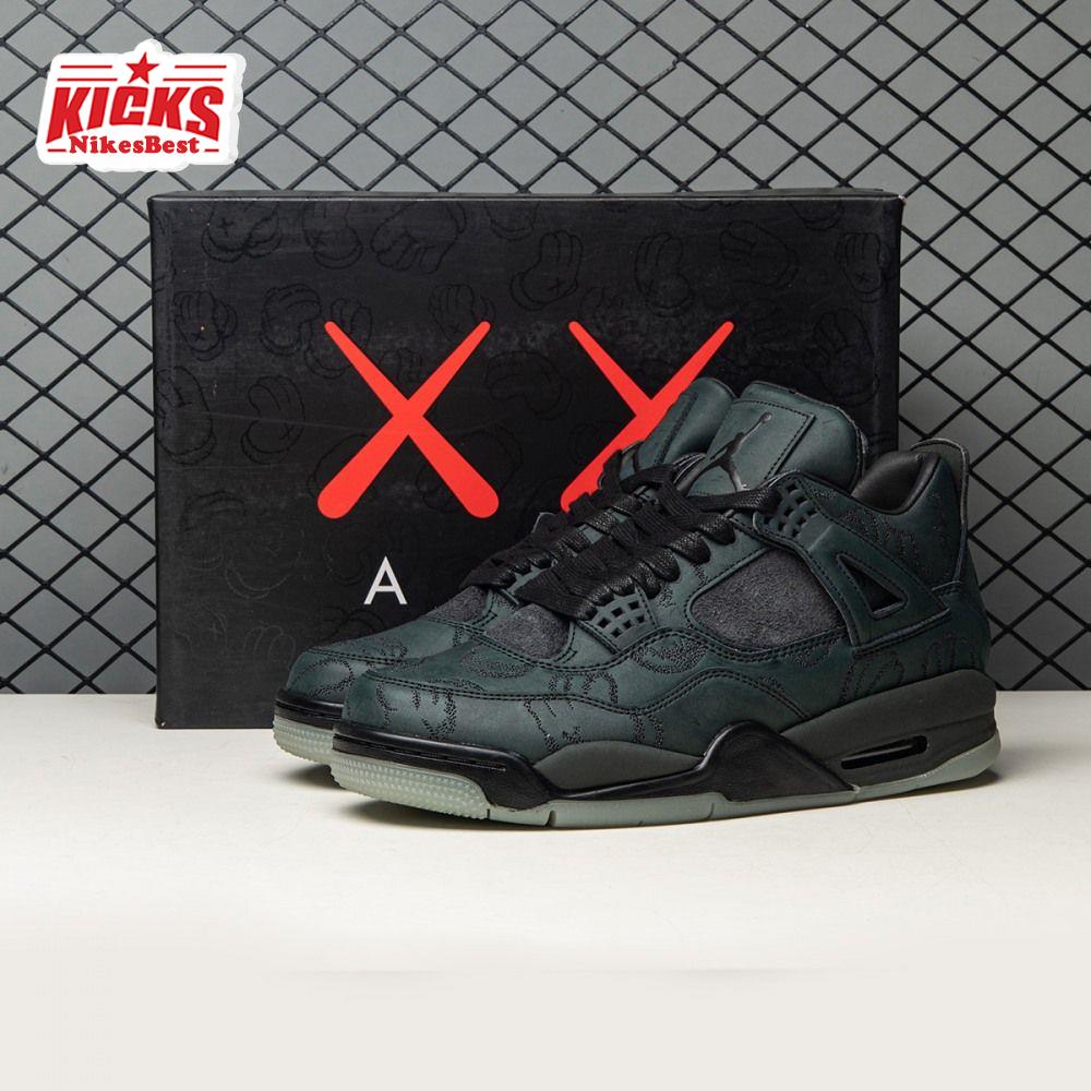 Air Jordan 4 Retro Kaws Black 930155-001 Men's