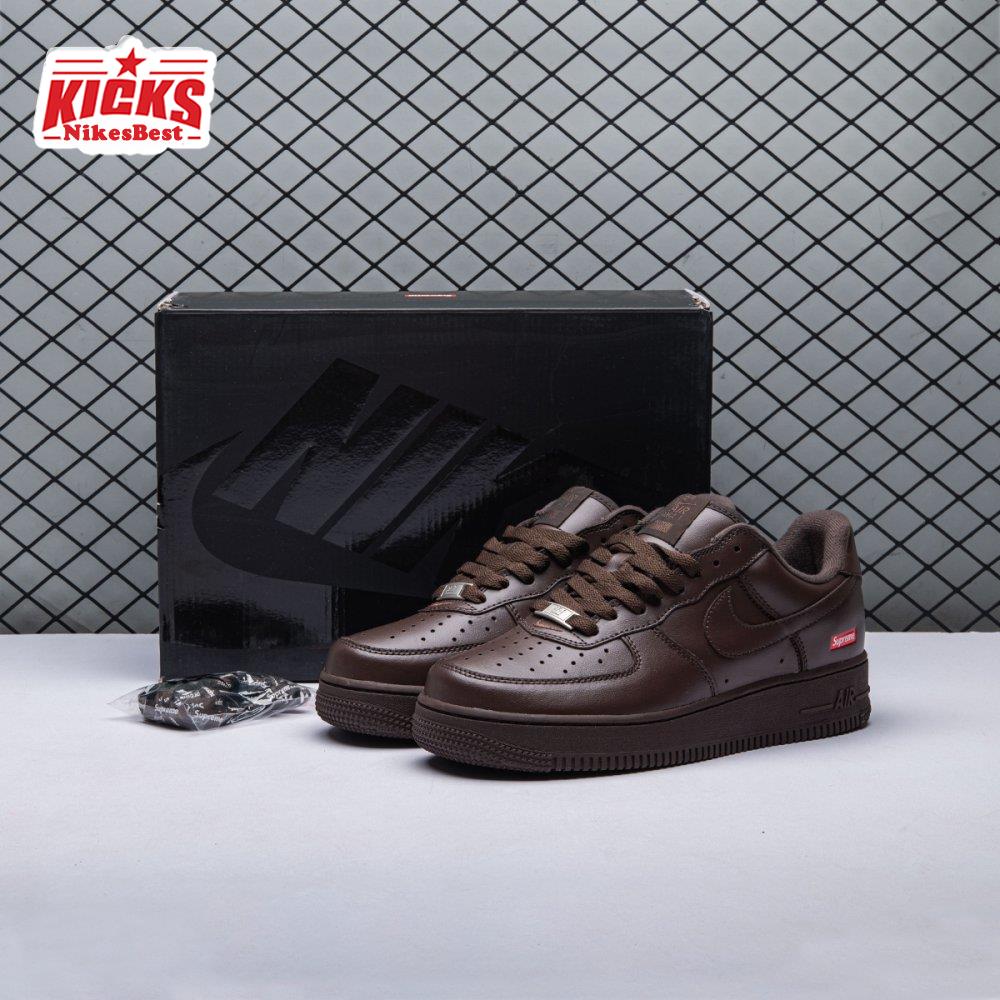 Nike Air Force 1 Low Supreme Baroque Brown CU9225-200 Unisex