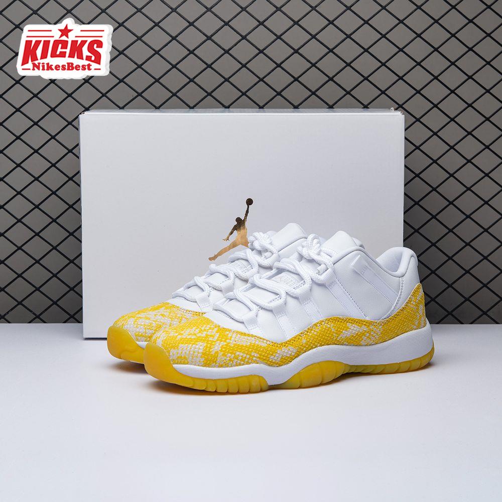 Air Jordan 11 Retro Low Tour Yellow Snakeskin AH7860-107 Men's